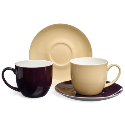 ЧАЙНЫЙ НАБОР LEFARD "TET-A-TET" НА 2 ПЕР. 4 ПР. 300 МЛ (КОР=18НАБ.)