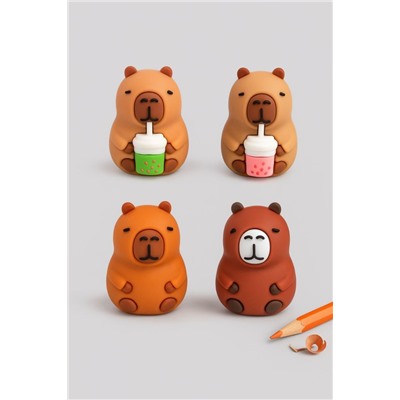 Точилка для карандашей "Different capybara", mix, шоу-бокс 24 шт.
