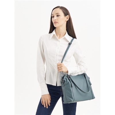 JS-1923-70 голубая сумка женская (кожа) Jane's Story