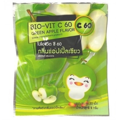 Леденцы с витамином С и вкусом яблока Bio Vit C