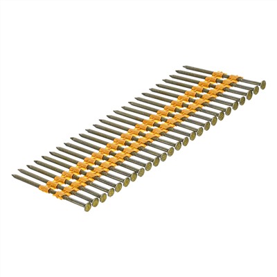 Гвозди для пнев. нейлера (крашен.) длина - 75 мм, диам. - 3,05 мм, 2000 шт. Denzel