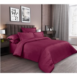 Ткань сатин Гладкокрашеный / Бордо