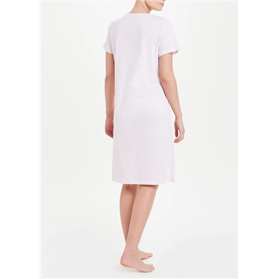 Stripe Lace Trim Nightie