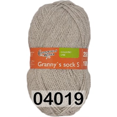 Пряжа Семеновская Grannys sock S / Бабушкин носокПш