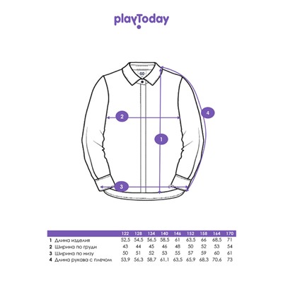 Блузка для девочки