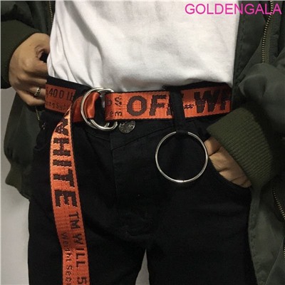 Ремень унисекс OFF-WHITE 3,2х130 см Р9 тип 2