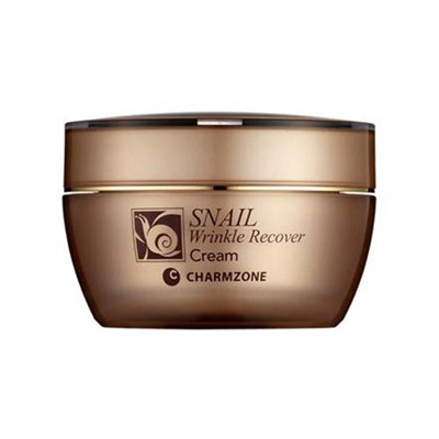 CHARM ZONE Snail wrinkle Recover Восстанавливающий крем с муцином улитки