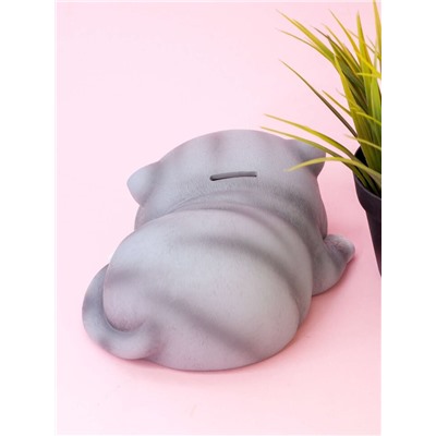 Копилка "Gray cat", winks (18,5 см), пластик