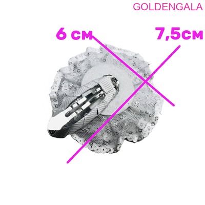 Зажимы "тик-так" для девочки 7,5х6 см 2 шт ТК2 тип 2