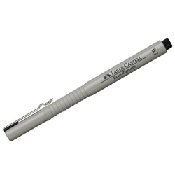 Ручка капиллярная Faber-Castell "Ecco Pigment" черная, 0,7мм