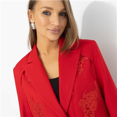 Жакет с кружевом на подкладе, Важный выход