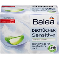 Balea (Балеа) Deo Tucher Sensitive Ароматизированные салфетки Чувствительный , 10 шт