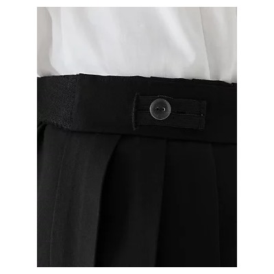 Girls' Easy Dressing Pull On School Skirt (2-16 Yrs)