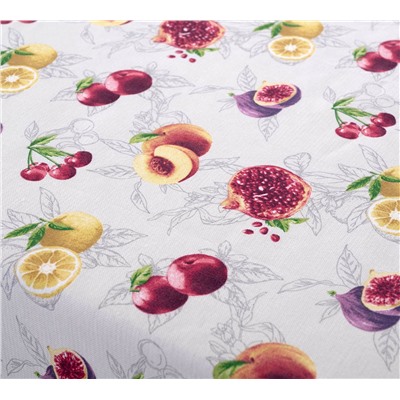 Скатерть рогожка Спелые фрукты 1 Текс-Дизайн