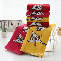Gauze cartoon children's sweat towel for beloved, wholesale