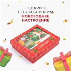 Новогодний подарочный набор "Этель" Новогодняя сказка, фартук, полотенце, прихватка