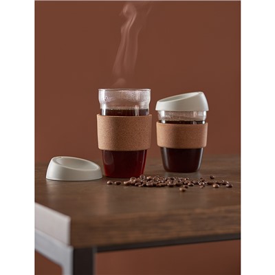 Кружка Cozy Cup, 350 мл, светло-серая