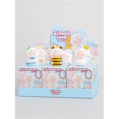 Сувенир в сюрприз-упаковке «Little sheep», mix (10 см), пластик, шоубокс 6 шт.