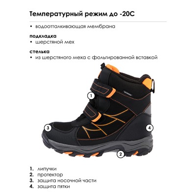Ботинки зимние для мальчика