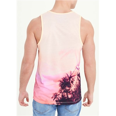 Florida Palm Print Vest