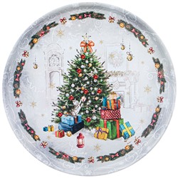 ПОДНОС СЕРВИРОВОЧНЫЙ AGNESS "НОВЫЙ ГОД" 33*2,1 СМ