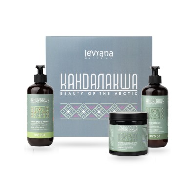 Набор для волос Кандалакша УКРЕПЛЕНИЕ И РОСТ
- КАНДАЛАКША Натуральный шампунь на растительных экстрактах «Хвощ и брусника», 400 мл укрепление и рост
- КАНДАЛАКША Натуральный бальзам-кондиционер на растительных экстрактах «Вереск и крапива», 400 мл
- КАНДАЛАКША Натуральная маска для волос на растительных экстрактах «Кипрей и крапива», 500 мл