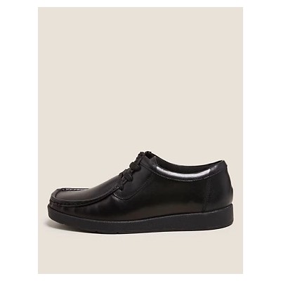 Kids' Leather Lace School Shoes (13 Small - 9 Large)