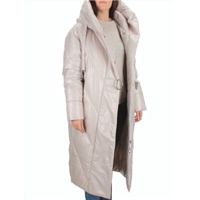 22-203 BEIGE Пальто зимнее женское (200 гр. тинсулейт)