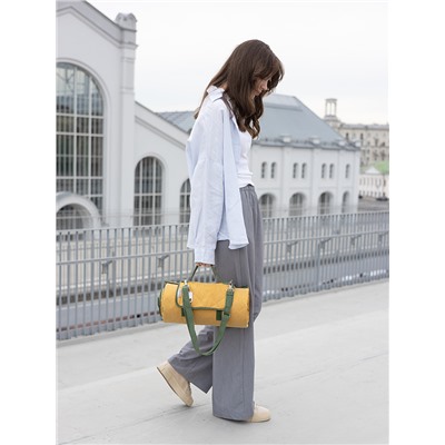 Плед для пикника и отдыха на пляже Smart Picnic, горчичный