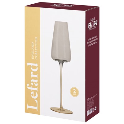 НАБОР БОКАЛОВ ДЛЯ ШАМПАНСКОГО "ALURE COLORS" ИЗ 2 ШТ. 260 МЛ