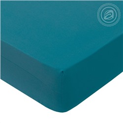 Простыня на резинке из поплина Изумрудный Арт Дизайн