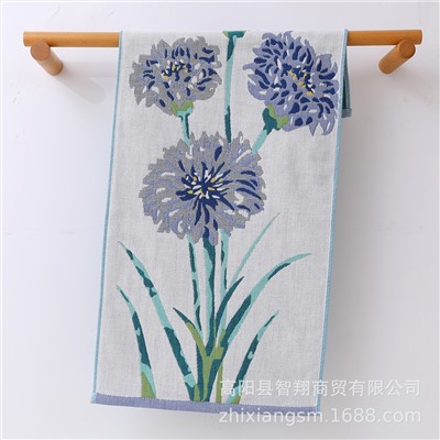 Zhiyang towels, floral creative gauze children's towels, baby face towels, full moon banquet souvenirs, wholesale children's towels