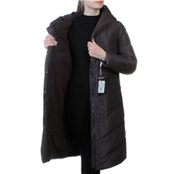 8033 DK. VIOLET Пальто женское зимнее (био-пух)