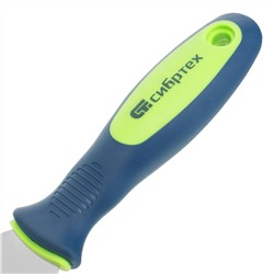 Шпательная лопатка из нержавеющей стали, 100 мм, двухкомпонентная ручка Сибртех