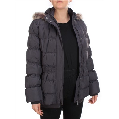 B-37 DARK GREY Куртка зимняя женская NO NAME (100 гр. холлофайбер)