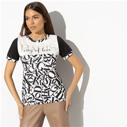 Футболка с принтом, Паспорт в Париж