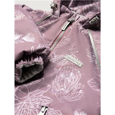 Комбинезон утеплённый для девочки NIKASTYLE 8м1625 Какао шоколад