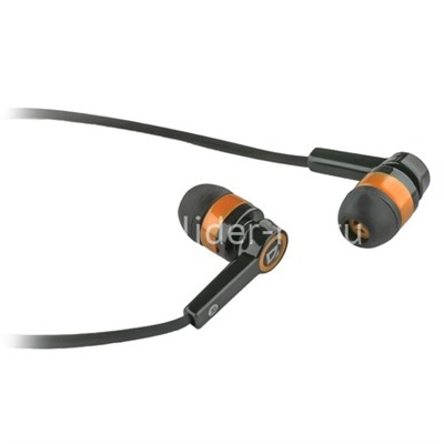 Наушники DEFENDER Pulse-420/63420 с микрофоном (черный/оранжевый)