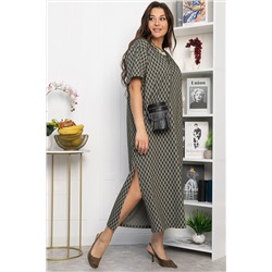 Платье Ривьера (хаки) П13867-1М