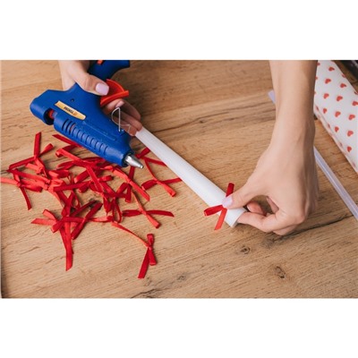 Свеча витая, 2.2×25 см, лакированная белая