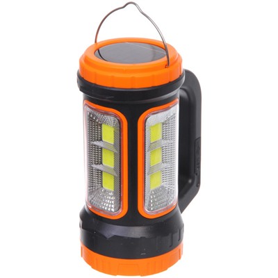 Фонарь ручной 5 режимов 1LED+COB, аккумуляторная батарея 1500mAh USB MH818C