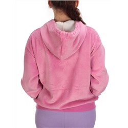 7004-3 PINK Худи женское на флисе