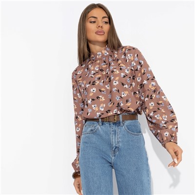 Блуза с драпировкой, Драма в деталях (фундук)