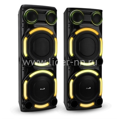 Колонка 15" (30-57 CRAZY BOX 5000) динамик 4шт/15" комплект 2 колонки ELTRONIC с TWS