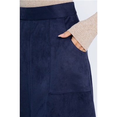 Юбка замшевая Твой идеал (синяя) Ю14583-7М