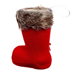 Конфетница «Сапожок», с деревянным элементом