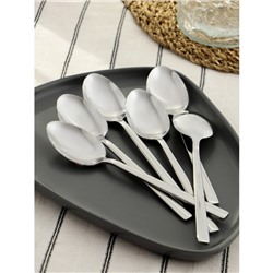 Ложка столовая Magistro Gamburg, длина 20 см, толщина 4 мм, нержавеющая сталь, серебристая