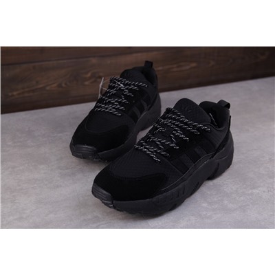Adidas Zx 22 Boost ‘Solid Black’ из натуральной замши и нейлона