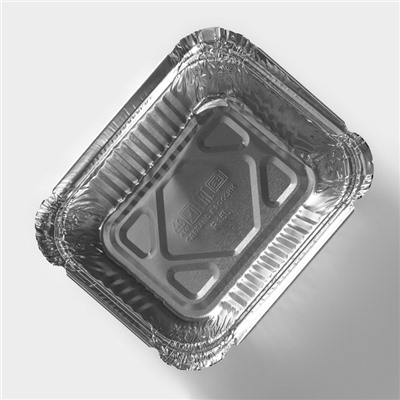 Форма из фольги для выпечки и запекания Доляна, 255 мл, 12×9,5×4 см, 100 шт/уп