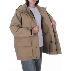 3106 DK. BEIGE Куртка демисезонная женская (100 гр. холлофайбер)